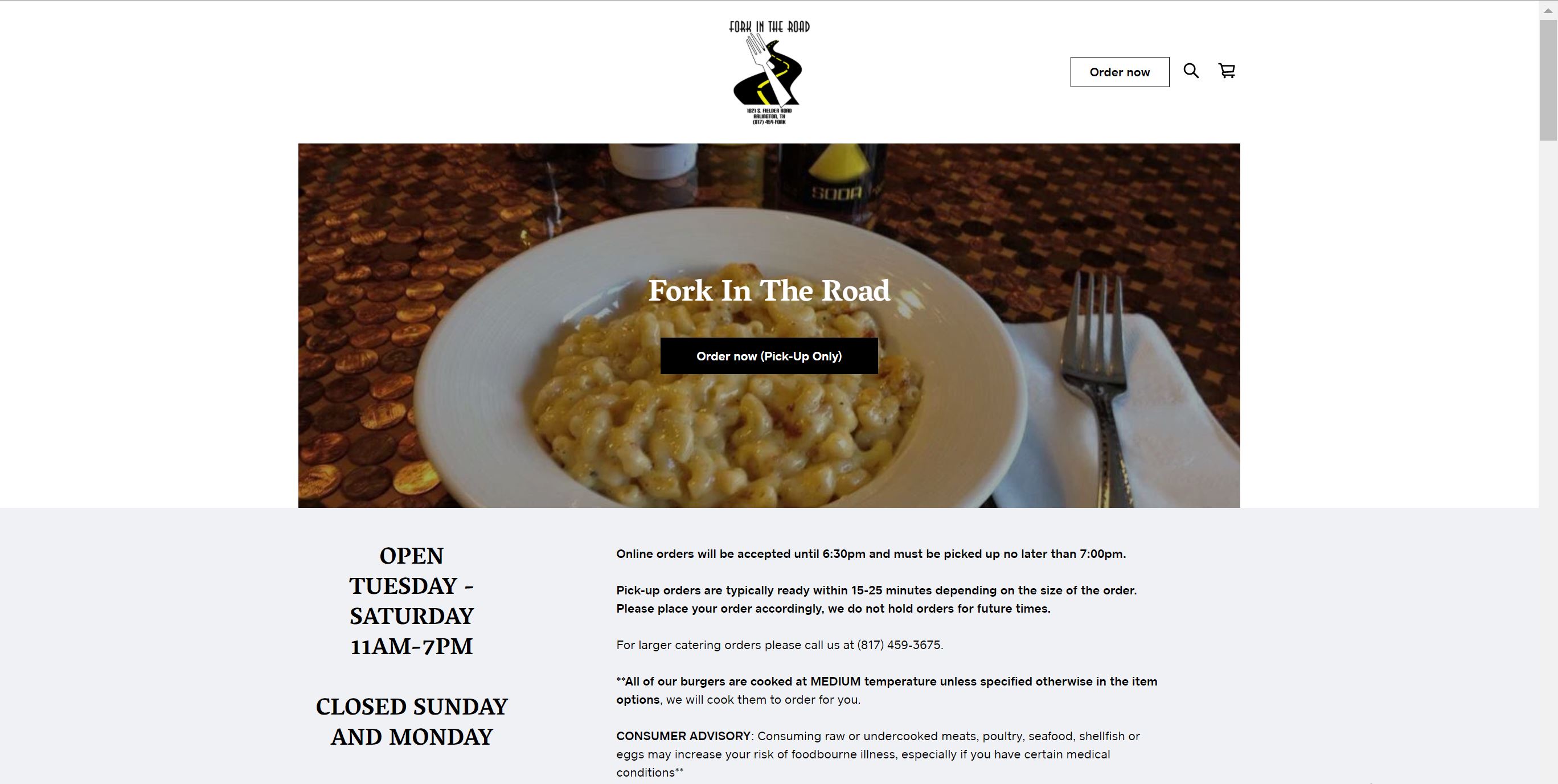 This is the old website homepage