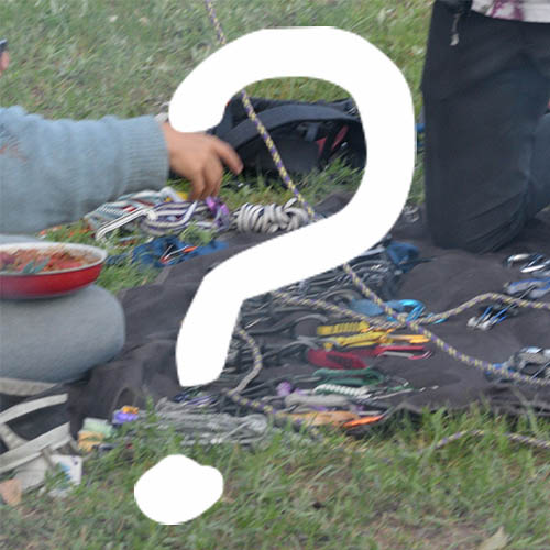 Image of a person with Trad Gear