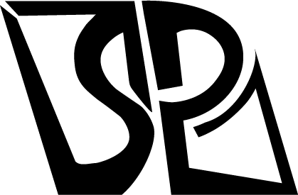 Image of the Sendpoint logo I made that has the letters SP in a rectangular shape.